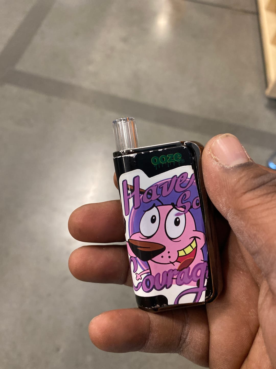 Customer photo review of 1 Gram HHC Vape Cartridge - Blue Milk | Hybrid