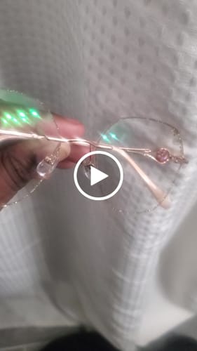 Customer video review of Glitter Eyeglasses