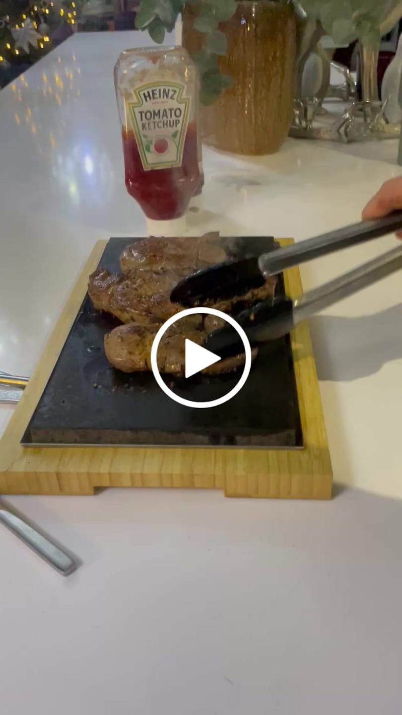 Customer video review of The SteakStones Sharing Steak Plate