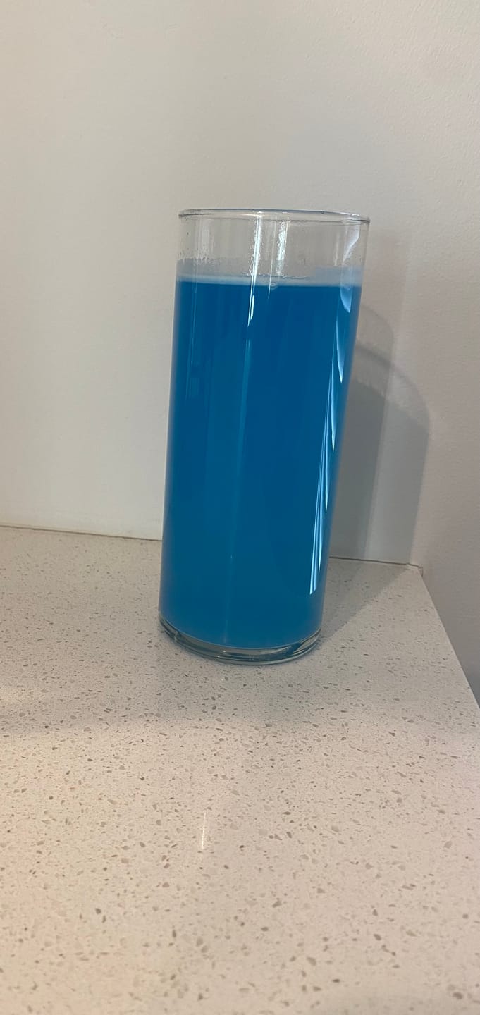 Customer photo review of Blue Raspberry