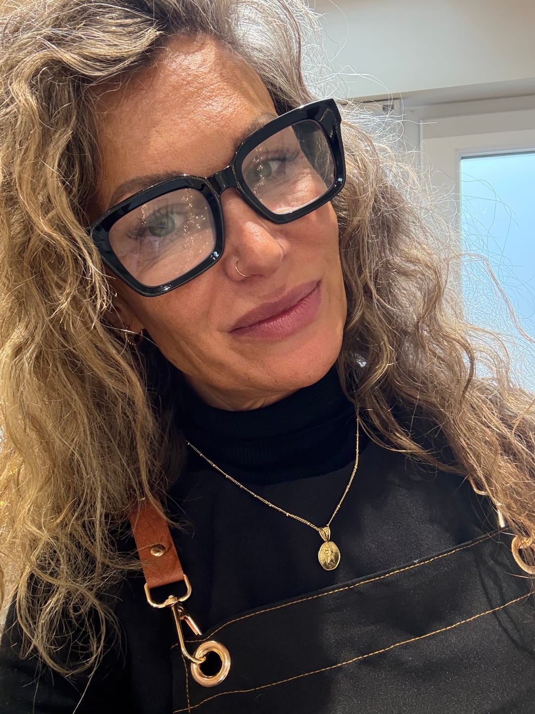 Customer photo review of St. Christopher Necklace - Stay Safe Wherever You Go