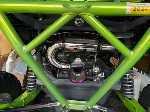 Customer photo review of RPM X3 FULL 3" Exhaust Monster Core Muffler & Mid Pipe Can Am Maverick X3 Turbo, R, & RR 2017-2025