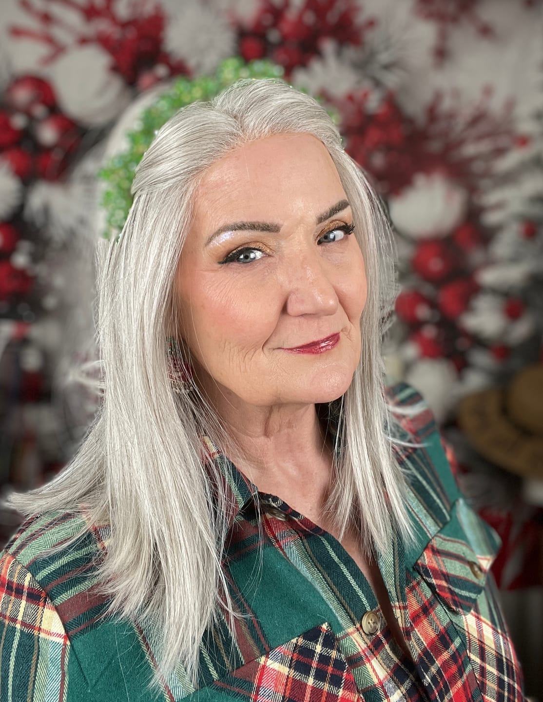 Customer photo review of SHEER PERFECTION - Burnished Snow