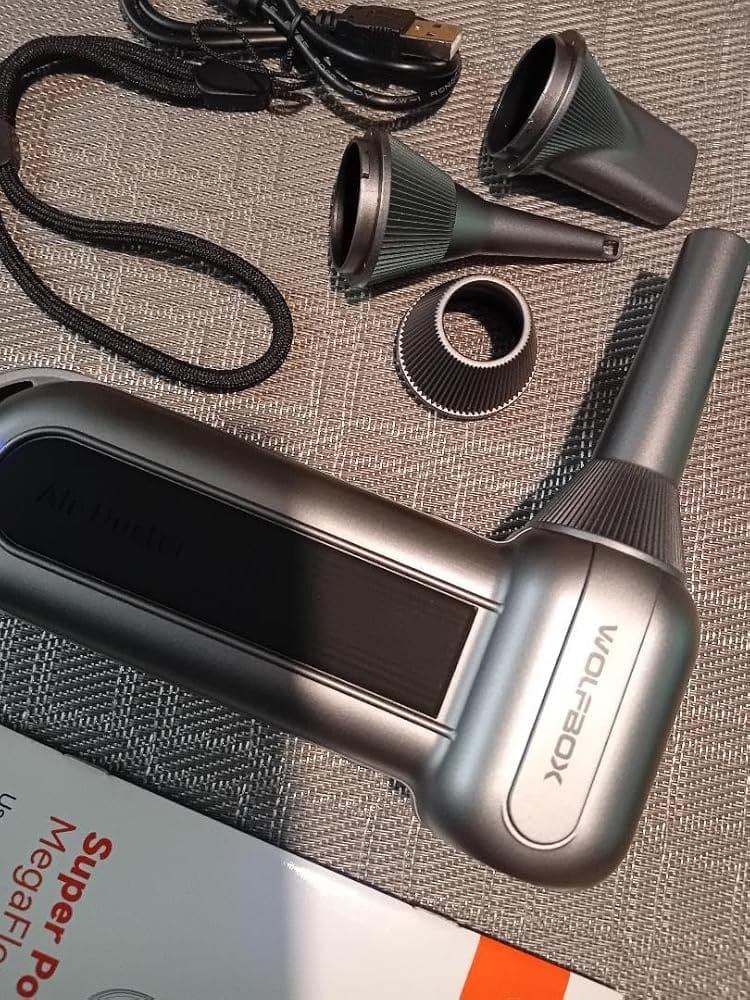 Customer photo review of WOLFBOX MF100 Compressed Air Duster - Super Power Electric Air Duster