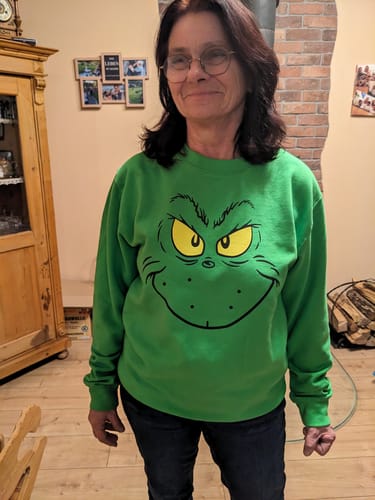 Customer photo review of Grinch - Pullover
