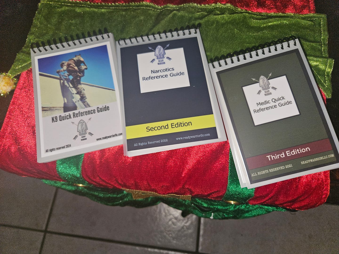 Customer photo review of The 3-pack Quick Reference Guide Set!--BRAND NEW COMBINATION