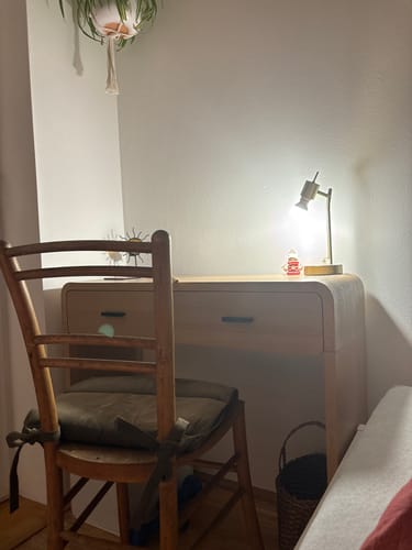 Customer photo review of LULEA - Console style scandinave 2 tiroirs en bois