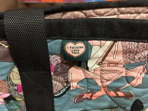 Customer photo review of Cute AF | Sew-in Labels