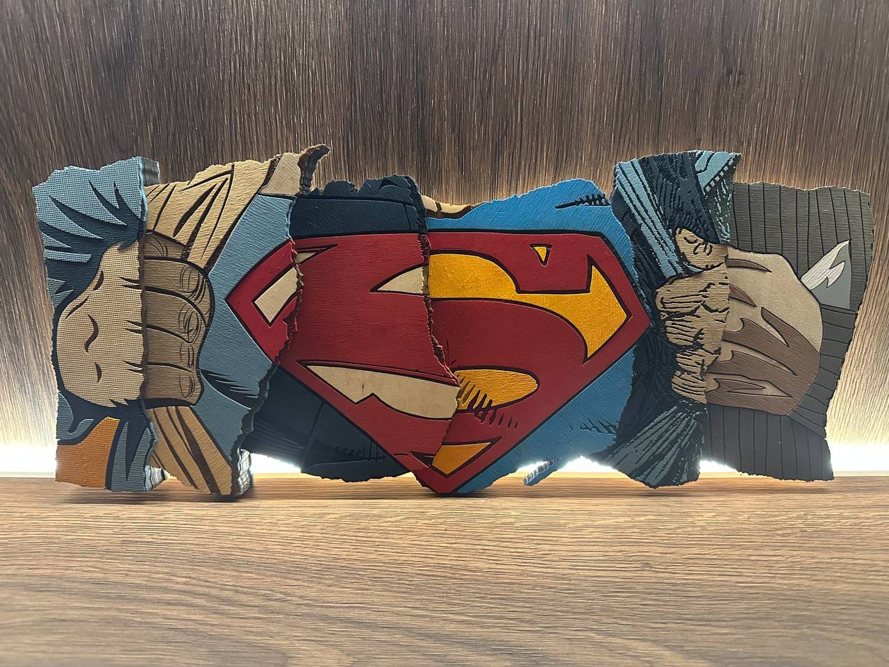 Customer photo review of SUPERMAN THROUGH THE YEARS POSTER