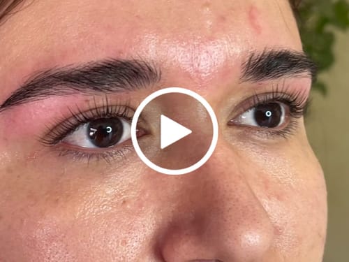 Customer video review of Lifting Cream - Laminación (paso 1) | My Lamination