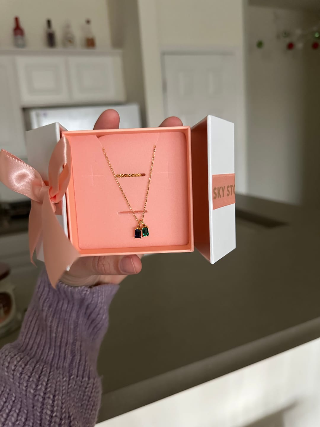 Customer photo review of Cable Chain Necklace