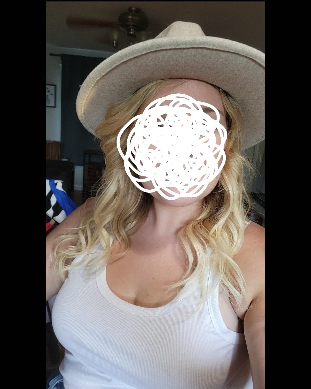 Customer photo review of Seamless Tape in Hair Extensions Best Virgin Hair Lightest Blonde #60