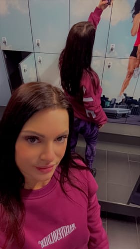 Customer photo review of Crazy Leggings Lila