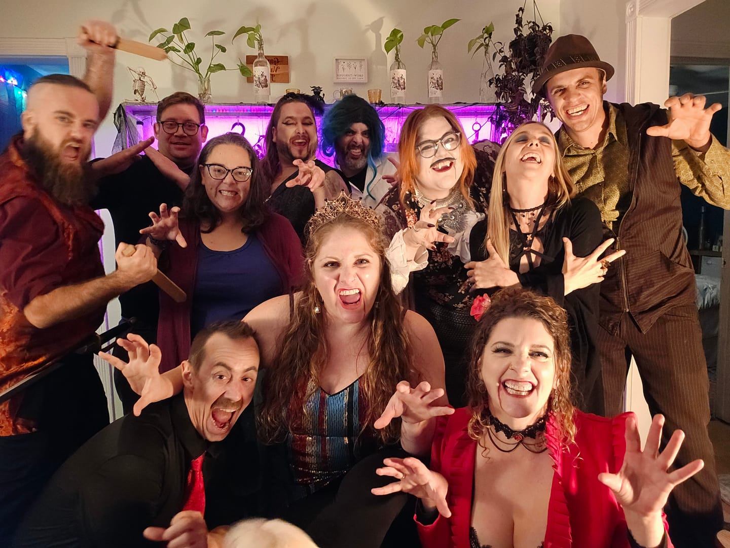 Customer photo review of Halloween Murder Mystery Game Kit - Vampire Ball