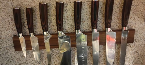 Customer photo review of Messerset Premium 8-teilig + Gratis Kochkurs & Buch