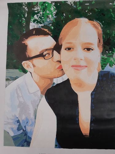 Customer photo review of Paint by Numbers Custom Kit