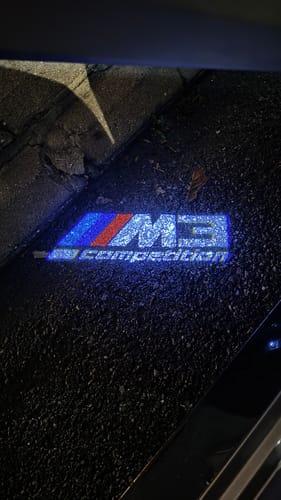 Customer photo review of BMW G SERIES DOOR LIGHTS