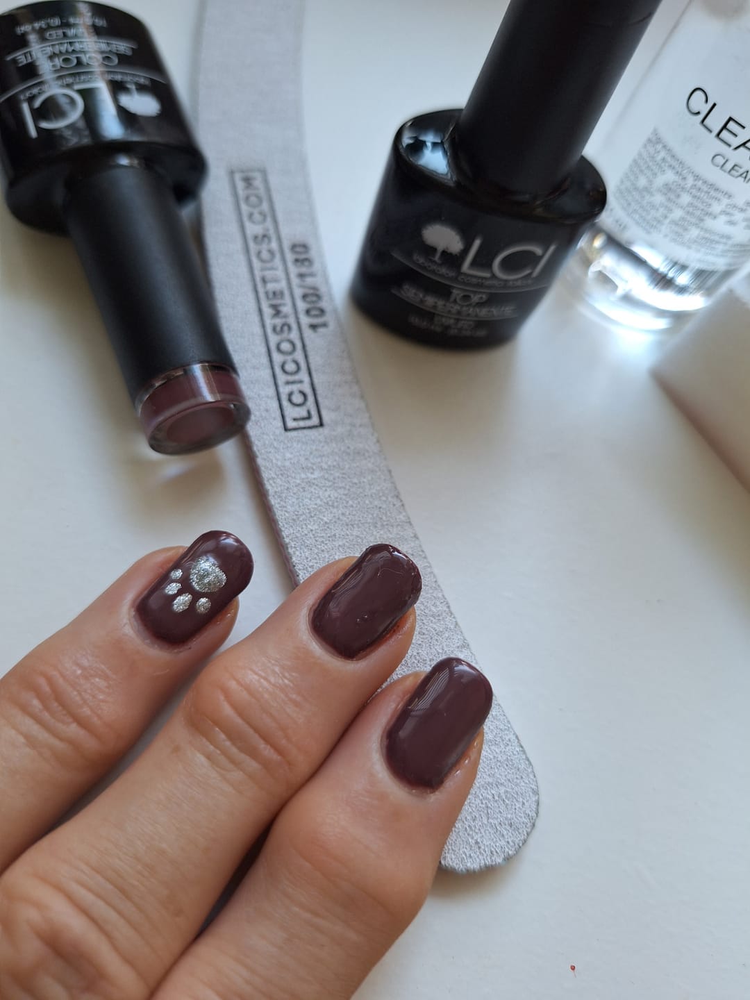 Customer photo review of Smalto Semipermanente LCI -  Cola - Marrone