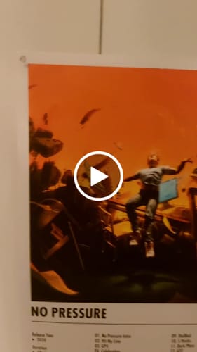 Customer video review of Logic - No Pressure | Album Cover Poster