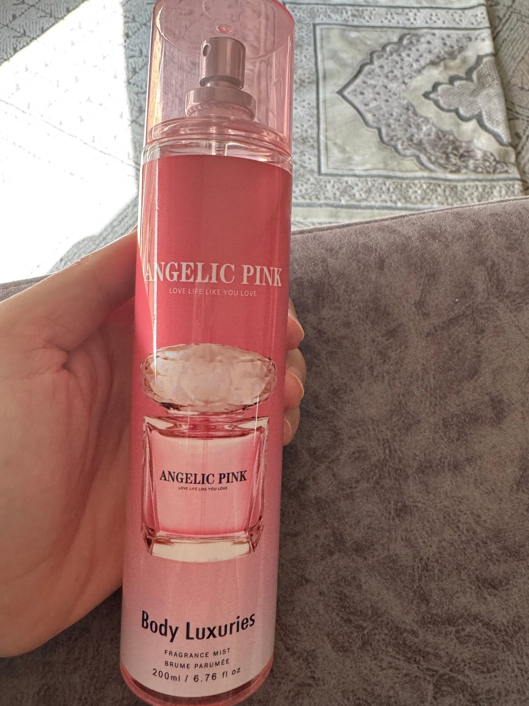 Customer photo review of Body mist with the scent of famous perfumes