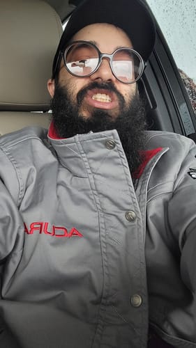 Customer photo review of 1986 Vintage Acura Twill Jacket