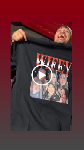 Customer video review of CUSTOM VINTAGE TEE
