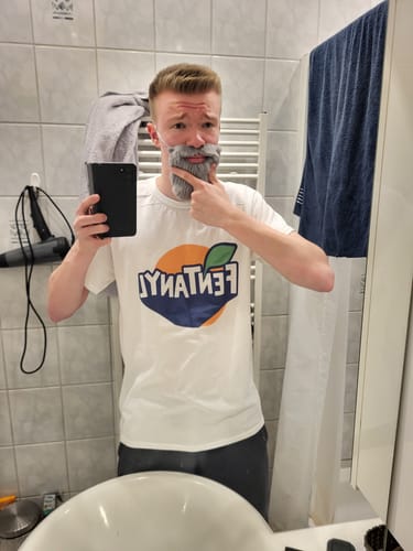 Customer photo review of FENTANYL T-SHIRT