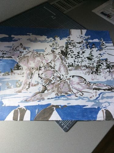 Customer photo review of Paint by Numbers Custom Kit