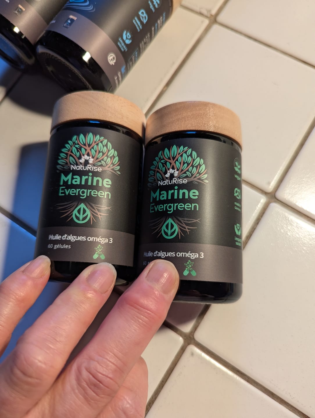 Customer photo review of Huile d'algues oméga 3 (60 gélules)