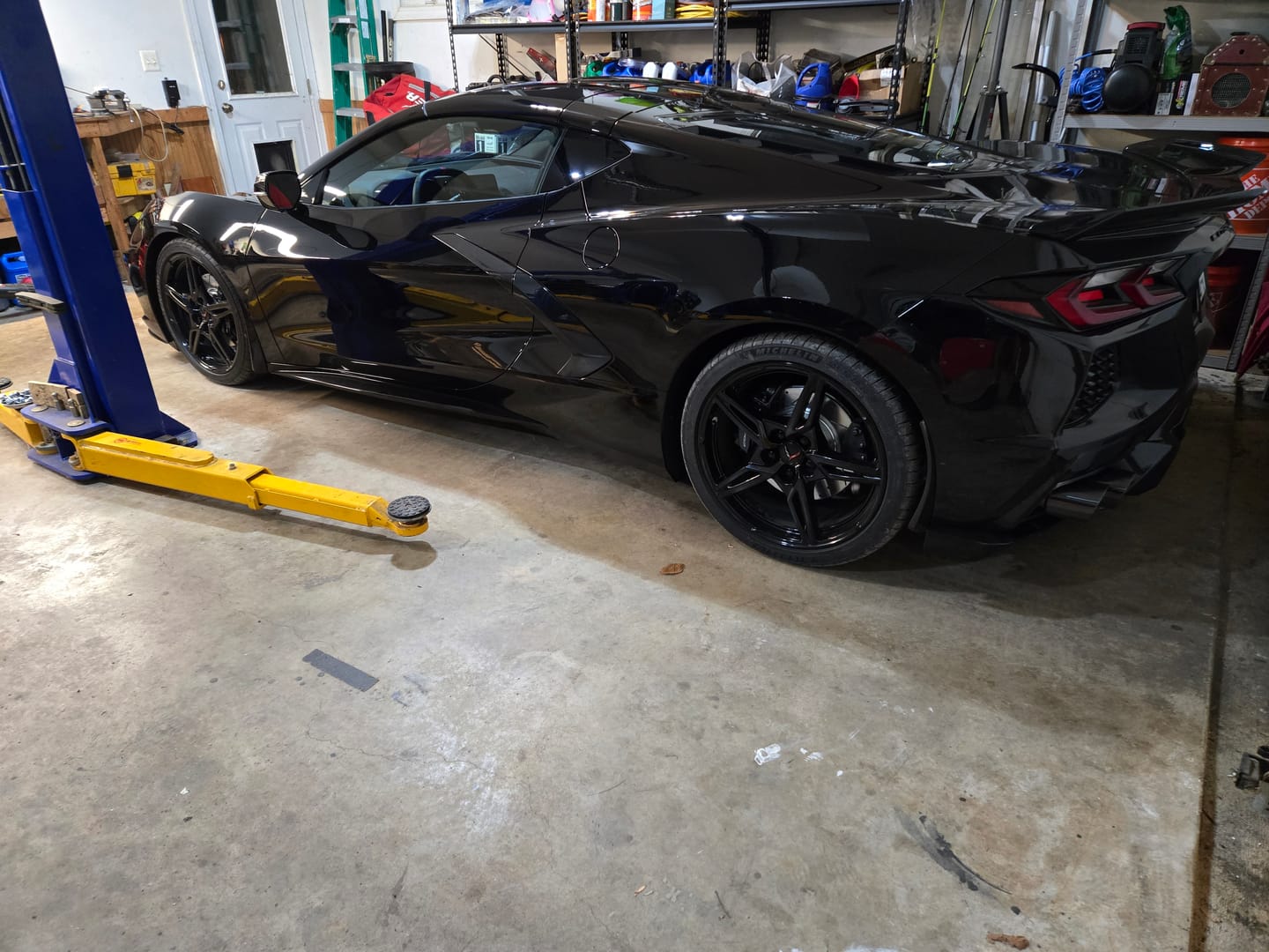 Customer photo review of Chevrolet Corvette C8 Rear Ducktail Spoiler