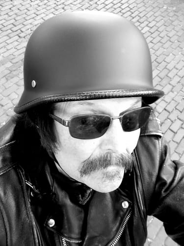 Customer photo review of Lightweight Mayan DOT Germanator Helmet / Matte Black
