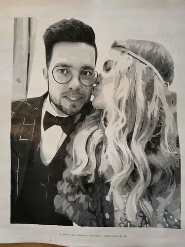 Customer photo review of Paint by Numbers Custom Kit