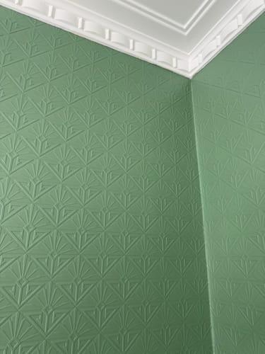 Customer photo review of Deco Paradiso - Anaglypta Wallpaper
