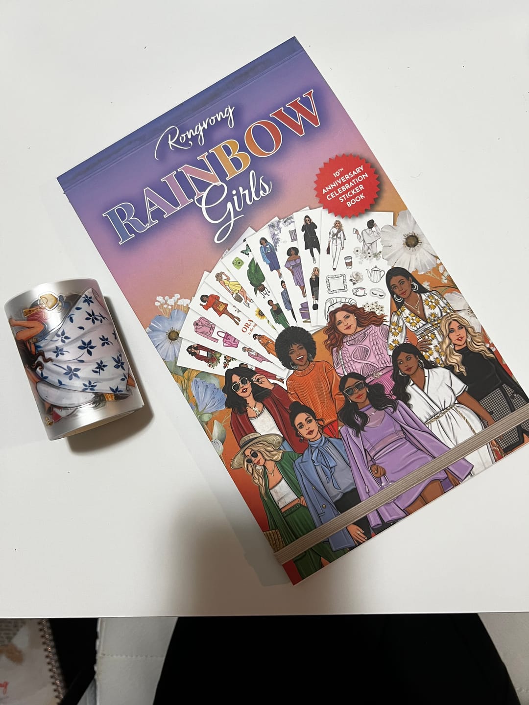 Customer photo review of Rainbow Girls Sticker Book -  Special Edition
