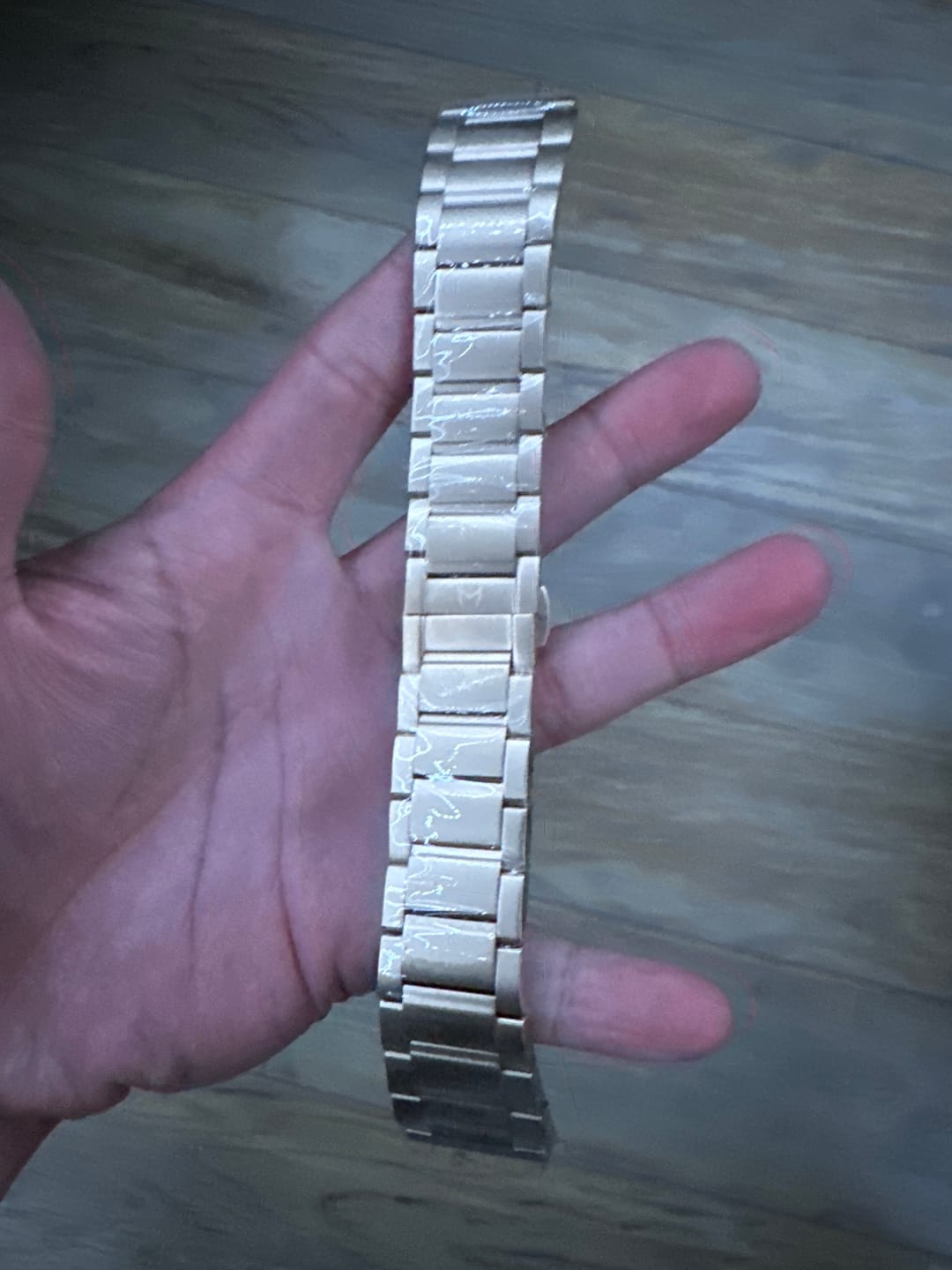 Customer photo review of SB250SSB - BEIGE SANDBLASTED STEEL BAND