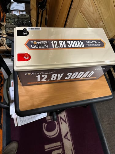 Customer photo review of ⚡[Final $459]⚡Power Queen 12V 300Ah Deep Cycle Lithium Battery
