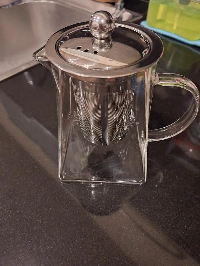 Customer photo review of Théière en Verre avec Filtre Pratique