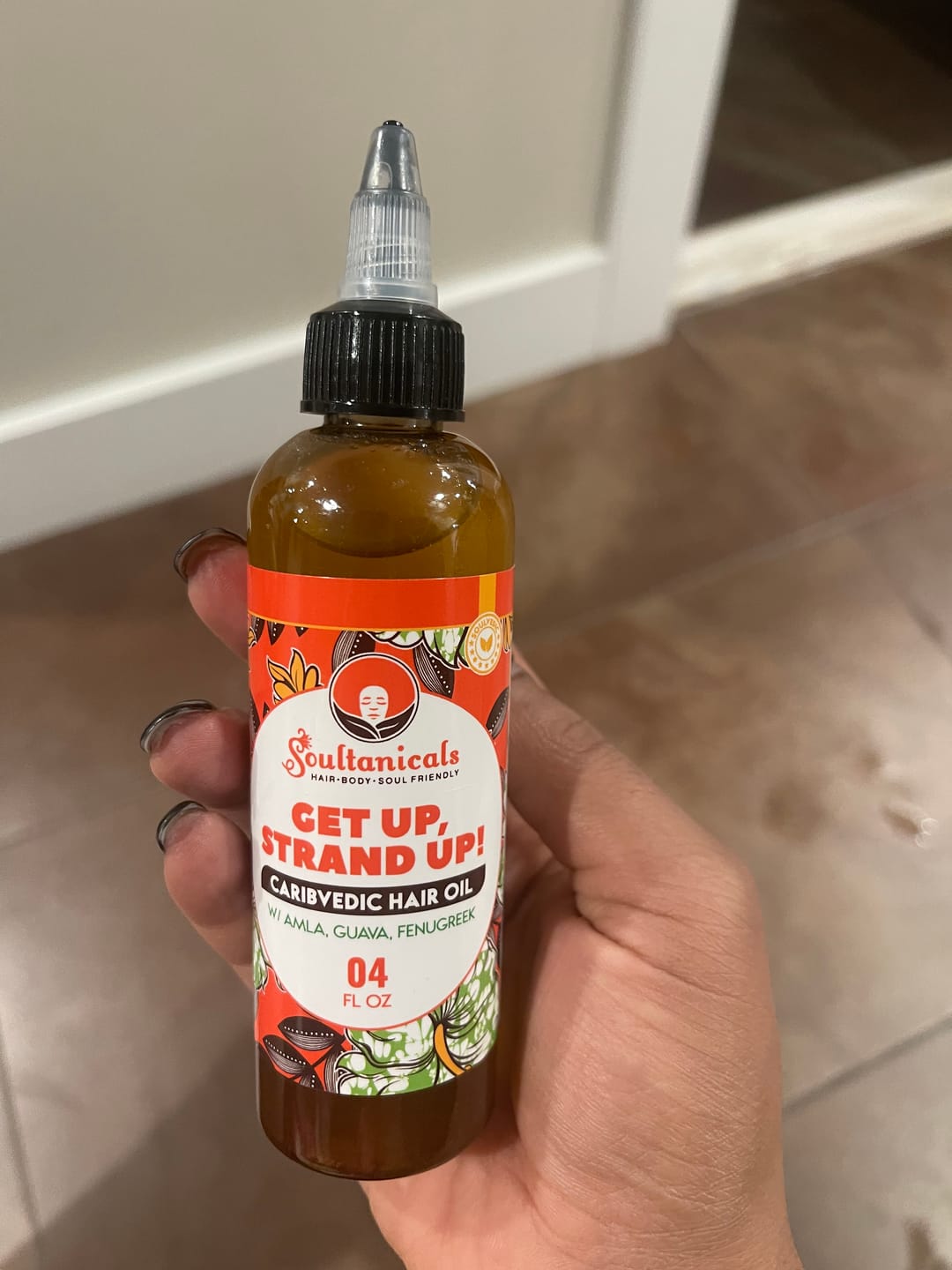 Customer photo review of Get Up, Strand Up! Caribvedic Hair Oil