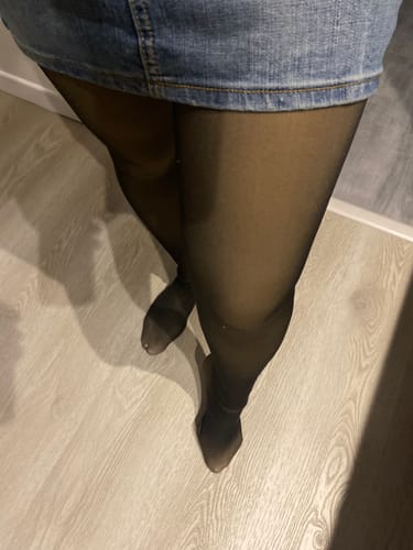 Avis photo d'un client sur COLLANT POLAIRE EFFET TRANSPARENT LEGGS