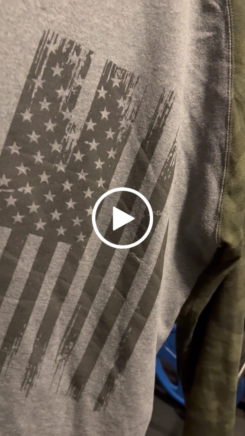 Customer video review of 717 Patriot Zip Hoodie