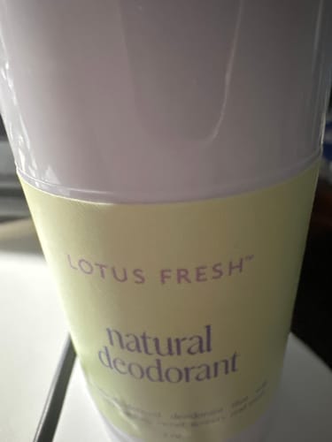Customer photo review of Natural Deodorant