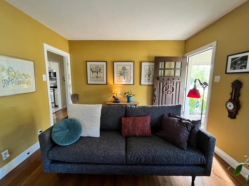 Customer photo review of Wallace Untufted Sofa