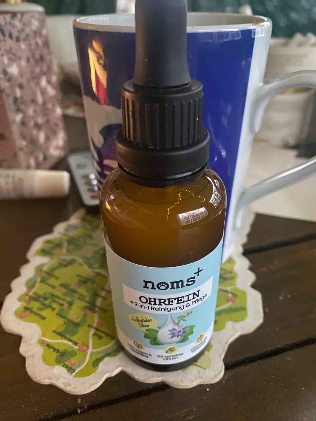 Customer photo review of 2-in-1 Ohrfein Reinigung & Pflege für Hunde & Katzen mit kolloidalem Silber