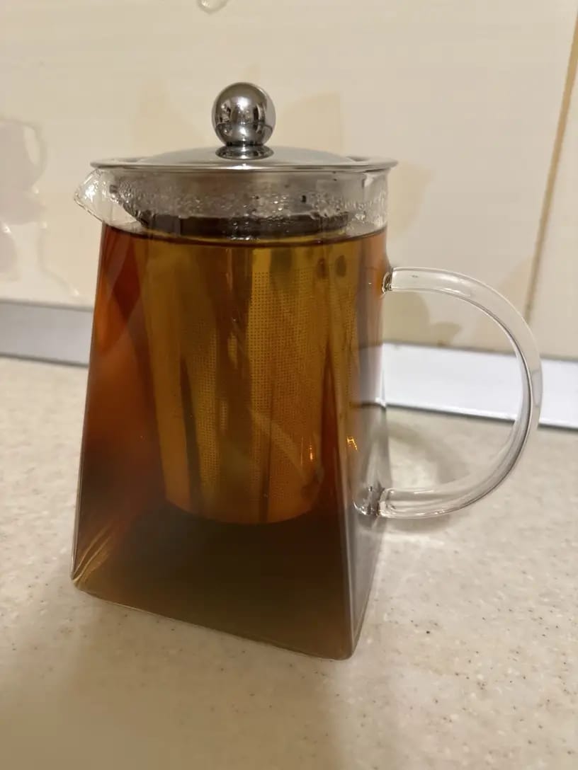 Customer photo review of Théière en Verre avec Filtre Pratique