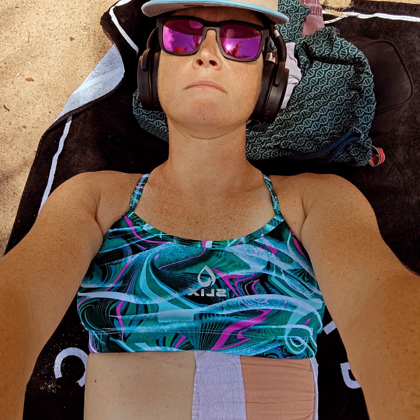 Customer photo review of Slix Berry Burst Sports Training Bikini