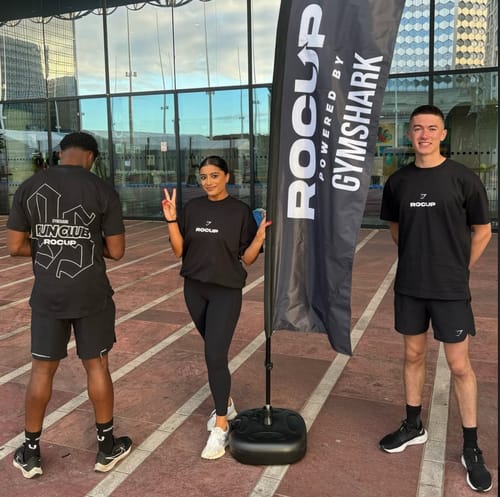 Customer photo review of ROCUP X Gymshark T-Shirt