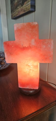 Customer photo review of Cross Shape Lamp (7-8lbs) 11” Tall
