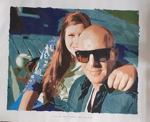 Customer photo review of Paint by Numbers Custom Kit