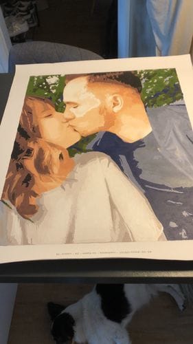Customer photo review of Paint by Numbers Custom Kit