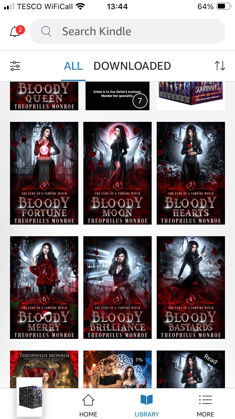Customer photo review of Bloody Hearts (The Fury of a Vampire Witch #7)